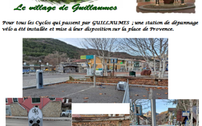 Station de dépannage vélo à GUILLAUMES